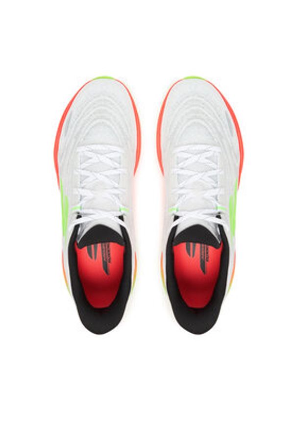 skechers - Skechers Buty do biegania Aero Spark 246200/WMLT Biały. Kolor: biały. Materiał: materiał