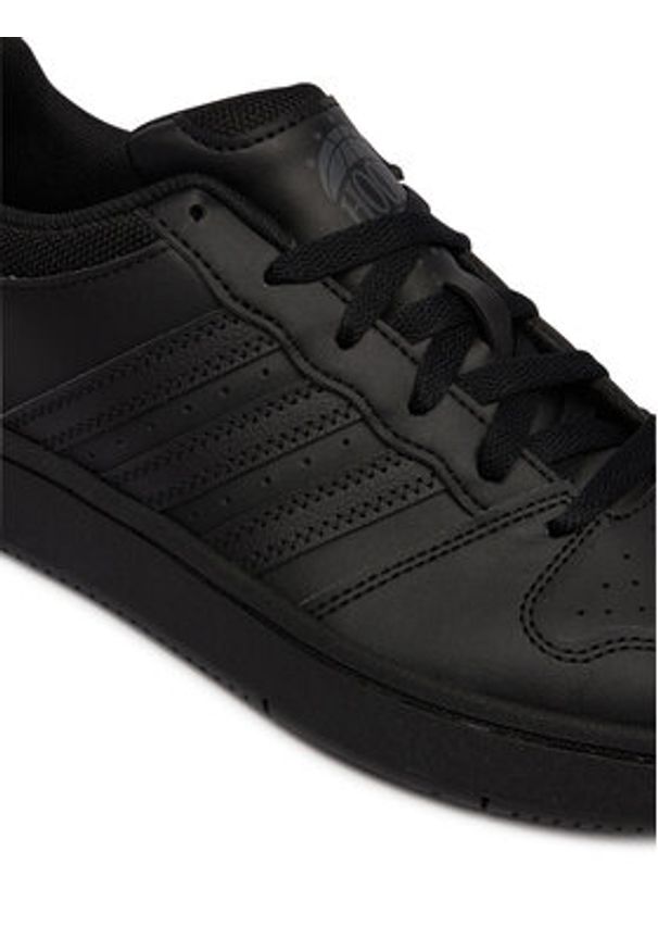 Adidas - adidas Sneakersy Hoops Classic J KH8914 Czarny. Kolor: czarny. Materiał: skóra