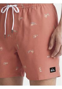 Quiksilver Szorty kąpielowe Stretch Printed Volley 16 EQYJV04217 Różowy Regular Fit. Kolor: różowy. Materiał: syntetyk #4