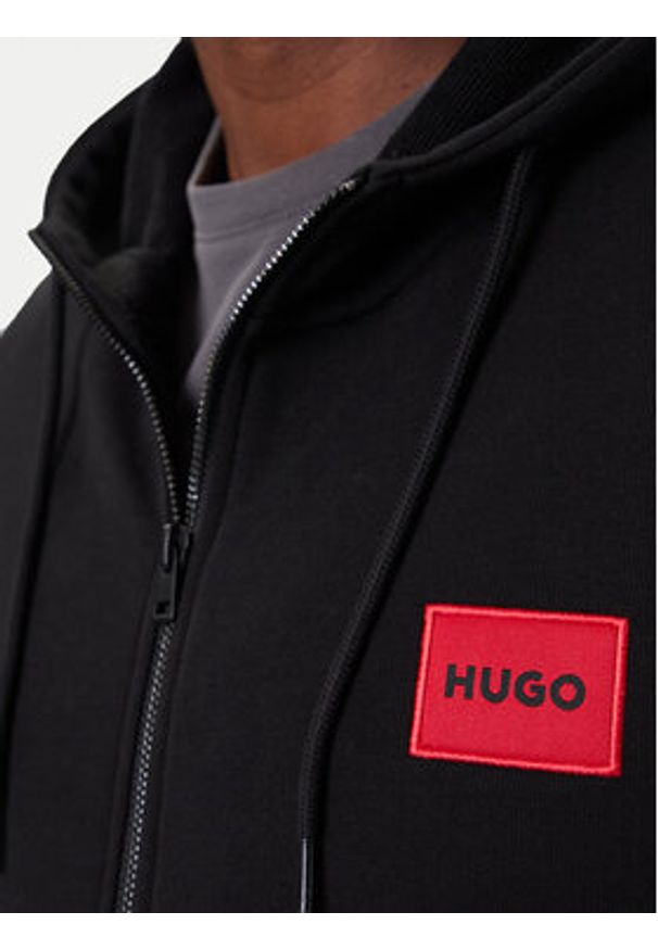Hugo Bluza Daple212 50447972 Czarny Regular Fit. Kolor: czarny. Materiał: bawełna