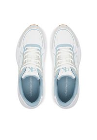 Calvin Klein Jeans Sneakersy Retro Tennis Knit Mg YW0YW01887 Biały. Kolor: biały. Materiał: materiał #5