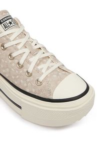 Converse Trampki Chuck Taylor All Star Lift Double Stack Platform Deer A17884C Beżowy. Kolor: beżowy. Materiał: materiał. Obcas: na platformie #3