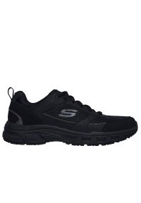 skechers - Buty Skechers Oak Canyon Verketta 51898BBK - czarne. Zapięcie: sznurówki. Kolor: czarny. Materiał: materiał, skóra, syntetyk. Szerokość cholewki: normalna. Wzór: aplikacja. Model: Skechers Sport