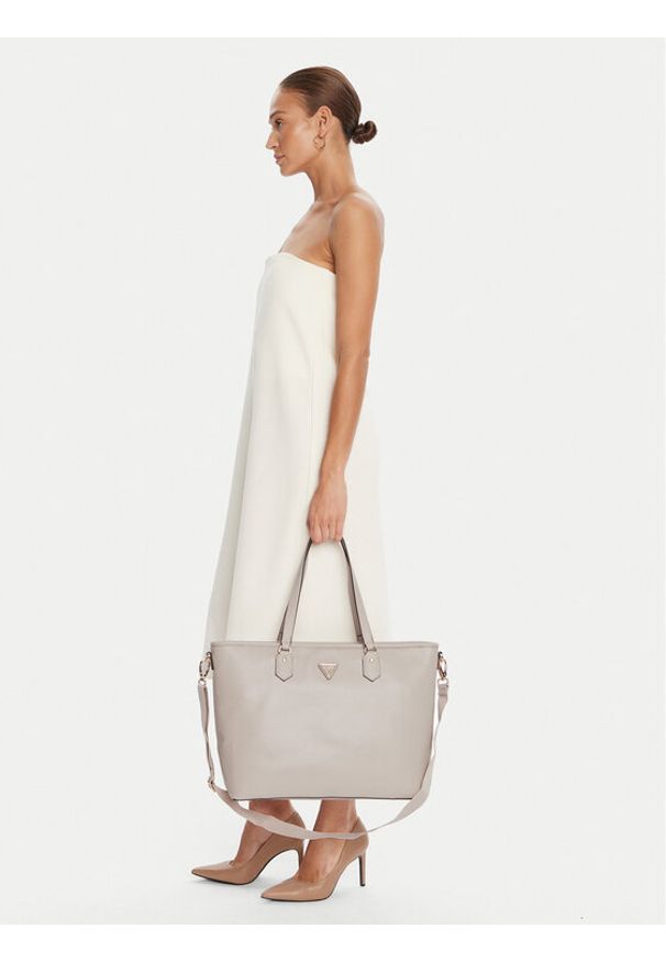 Guess Torba Norom Travel TWSN90 91024 Szary. Kolor: szary. Materiał: skóra