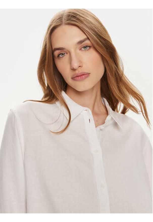 Vero Moda Koszula Linn 10305085 Biały Relaxed Fit. Kolor: biały. Materiał: wiskoza