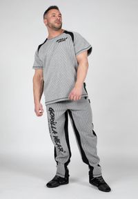 GORILLA WEAR - Augustine Stara szkoła Spodnie - Szary. Kolor: szary. Materiał: dresówka. Sport: fitness