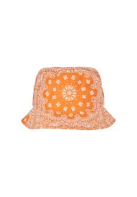 Czapka boba Urban Classics imprimé bandana. Kolor: pomarańczowy. Sezon: lato #1