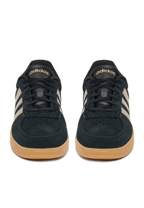 Adidas - adidas Sneakersy BREAKNET SLEEK JR0685 Granatowy. Kolor: niebieski. Materiał: skóra, zamsz