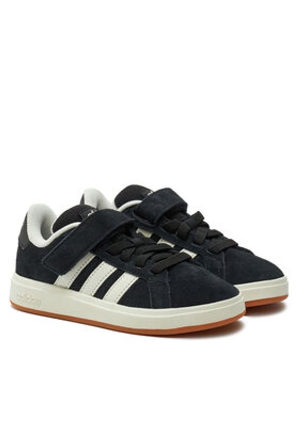 Adidas - adidas Sneakersy Grand Court 00s JP5896 Czarny. Kolor: czarny. Materiał: zamsz, skóra