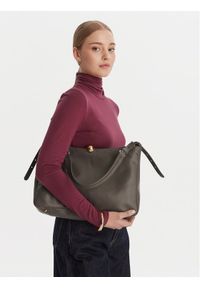 Furla Torebka Sfera Soft L WB01365 BX3168 IT 4283S Szary. Kolor: szary. Materiał: skórzane #1