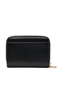 Calvin Klein Mały Portfel Damski Ck Medium Flap Zip Around LV04F1075G Czarny. Kolor: czarny. Materiał: skóra #3
