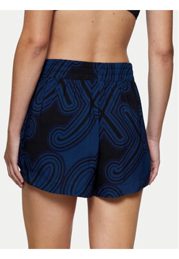 Triumph Szorty materiałowe Beach MyWear 10222167 Granatowy Regular Fit. Kolor: niebieski. Materiał: wiskoza