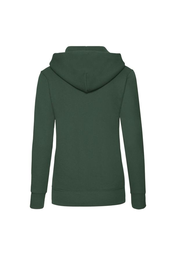 FRUIT OF THE LOOM - Bluza Damska Z Kapturem. Typ kołnierza: kaptur. Kolor: zielony