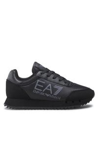 EA7 Emporio Armani Sneakersy XSX107 XOT56 Q757 Czarny. Kolor: czarny. Materiał: skóra