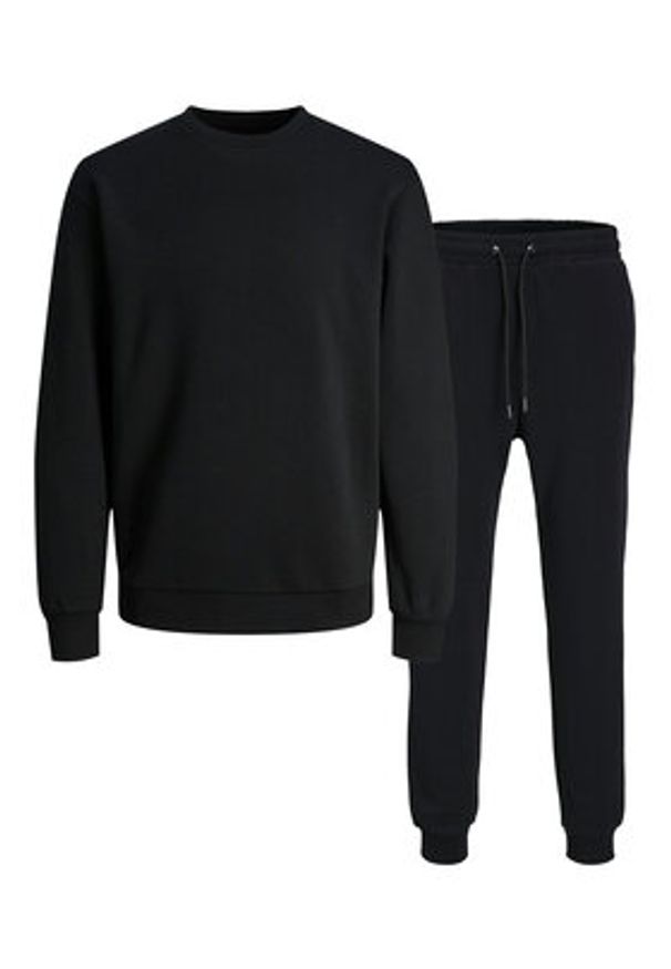 Jack & Jones Dres Bradley 12288670 Czarny Relaxed Fit. Kolor: czarny. Materiał: syntetyk, bawełna