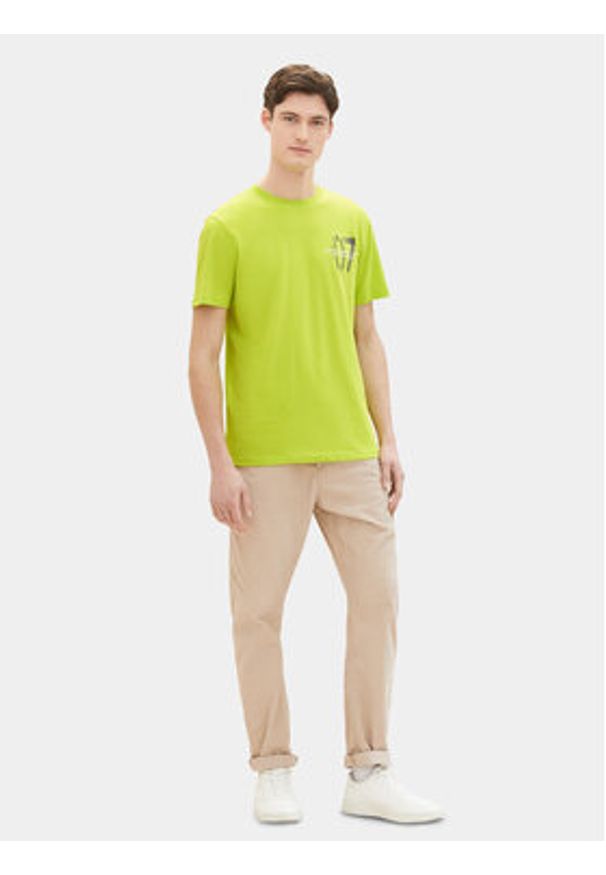 Tom Tailor Denim T-Shirt 1040838 Zielony Regular Fit. Kolor: zielony. Materiał: bawełna