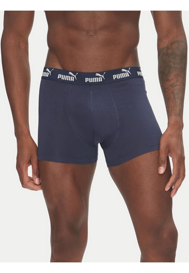 Puma Komplet 2 par bokserek 938753 Kolorowy. Materiał: bawełna. Wzór: kolorowy