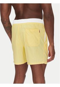 TOMMY HILFIGER - Tommy Hilfiger Szorty kąpielowe UM0UM03455 Żółty Regular Fit. Kolor: żółty. Materiał: syntetyk