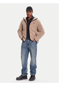 Tommy Jeans Bluza DM0DM19224 Beżowy Regular Fit. Kolor: beżowy. Materiał: syntetyk #5