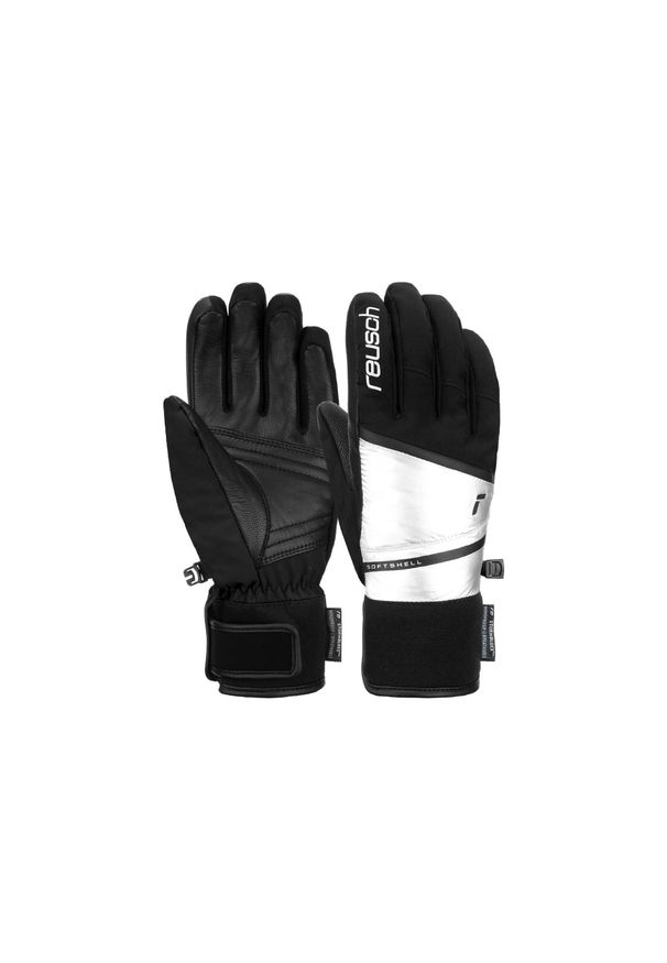 Rękawice narciarskie damskie Reusch Tessa STORMBLOXX™. Kolor: czarny, wielokolorowy, biały. Sezon: zima. Sport: narciarstwo