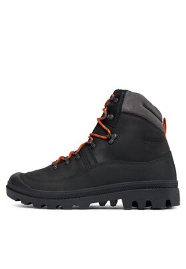 Palladium Trapery Pallabrousse Hkr Wp+ 08840-008-M Czarny. Kolor: czarny. Materiał: nubuk, skóra
