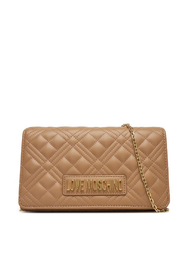 Love Moschino - LOVE MOSCHINO Torebka JC4079PP0NLA0104 Beżowy. Kolor: beżowy. Materiał: skórzane