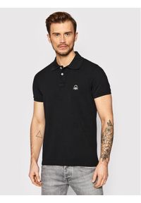 United Colors of Benetton - United Colors Of Benetton Polo 3089J3178 Czarny Slim Fit. Typ kołnierza: polo. Kolor: czarny. Materiał: bawełna