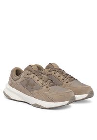 Under Armour Sneakersy UA Edge Suede 3027731 Beżowy. Kolor: beżowy. Materiał: skóra, zamsz #5