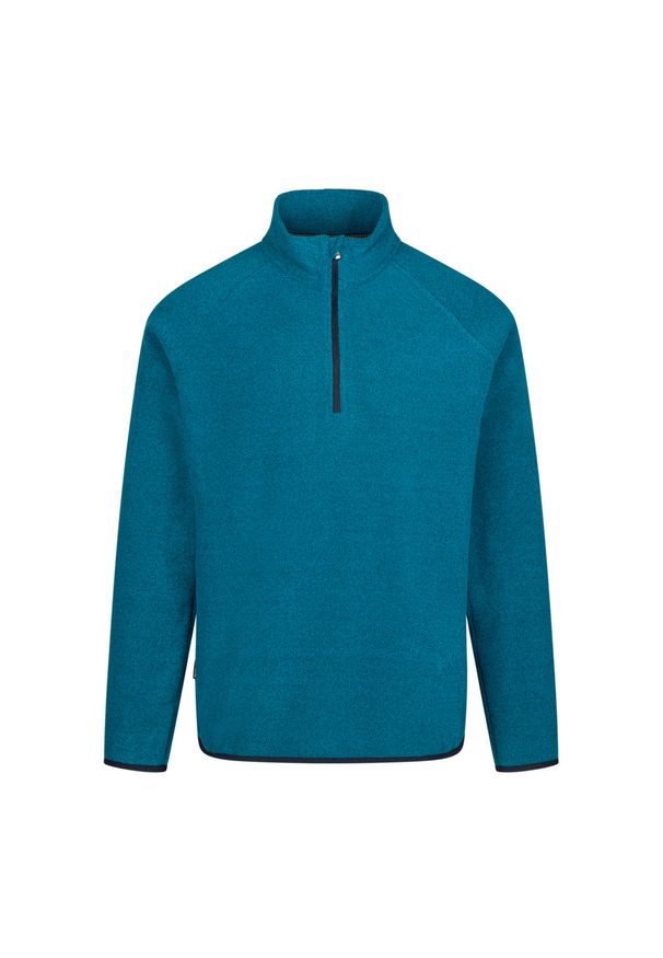 TRESPASS - Polarowy Top Męski Wetherill. Kolor: niebieski. Materiał: polar. Sezon: zima. Styl: sportowy. Sport: turystyka piesza