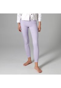Sinsay - Jegginsy skinny high waist - Kremowy. Stan: podwyższony. Kolor: kremowy #1