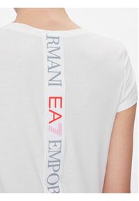 EA7 Emporio Armani T-Shirt 3DTT17 TJKUZ 1100 Biały Slim Fit. Kolor: biały. Materiał: syntetyk #3