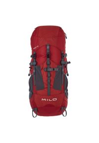 Plecak turystyczny Milo Timmit 45. Kolor: wielokolorowy, czerwony, szary