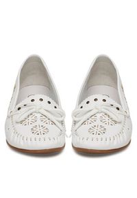 Rieker Mokasyny L6396-80 Biały. Kolor: biały. Materiał: skóra #2