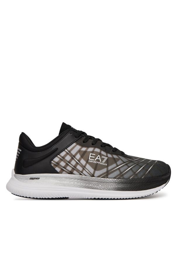 EA7 Emporio Armani Sneakersy X8X243 XK440 N763 Czarny. Kolor: czarny. Materiał: materiał