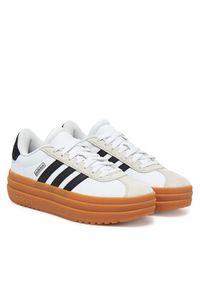 Adidas - adidas Sneakersy VL COURT BOLD JQ8065 Biały. Kolor: biały. Materiał: skóra