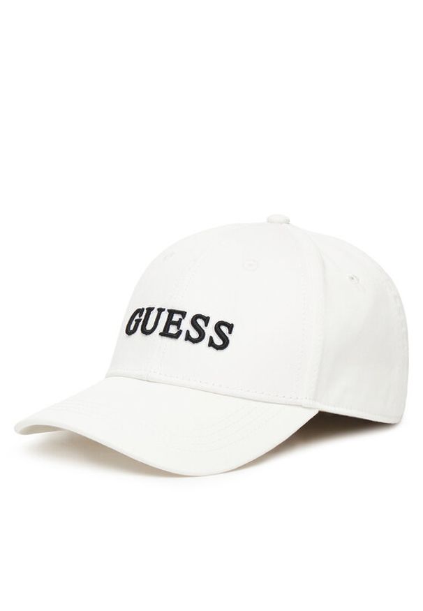 Guess Czapka z daszkiem AW5360 COT01 Biały. Kolor: biały. Materiał: materiał, bawełna