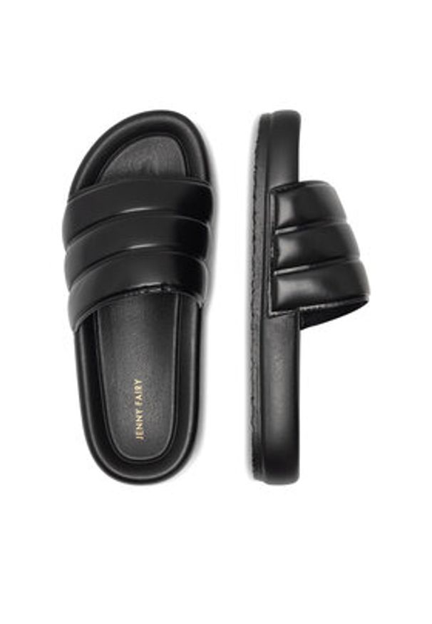 Jenny Fairy Klapki WFA2753-1 Czarny. Kolor: czarny. Materiał: syntetyk