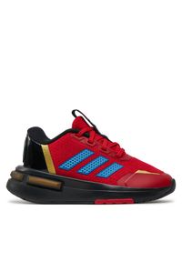 Adidas - Sneakersy adidas. Kolor: czerwony. Wzór: motyw z bajki