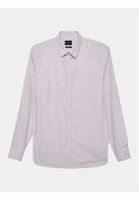 Sisley Koszula 5FDMSQ02M Szary Regular Fit. Kolor: szary. Materiał: bawełna