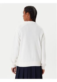 Lacoste Sweter AF4158 Écru Regular Fit. Materiał: bawełna