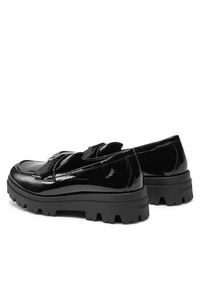 TwinSet - TWINSET Loafersy Mocassino 242GCJ S Czarny. Kolor: czarny. Materiał: lakier, skóra