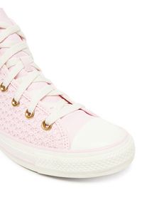 Converse Trampki Chuck Taylor All Star Knit Hi A13643C Różowy. Kolor: różowy. Materiał: materiał #5