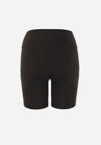 Renee - Czarne Szorty Kolarki High Waist Marerila. Okazja: na co dzień. Stan: podwyższony. Kolor: czarny. Długość: krótkie. Styl: casual, sportowy #2