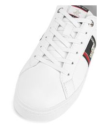 Beverly Hills Polo Club Sneakersy V12-722 Biały. Kolor: biały. Materiał: skóra #5