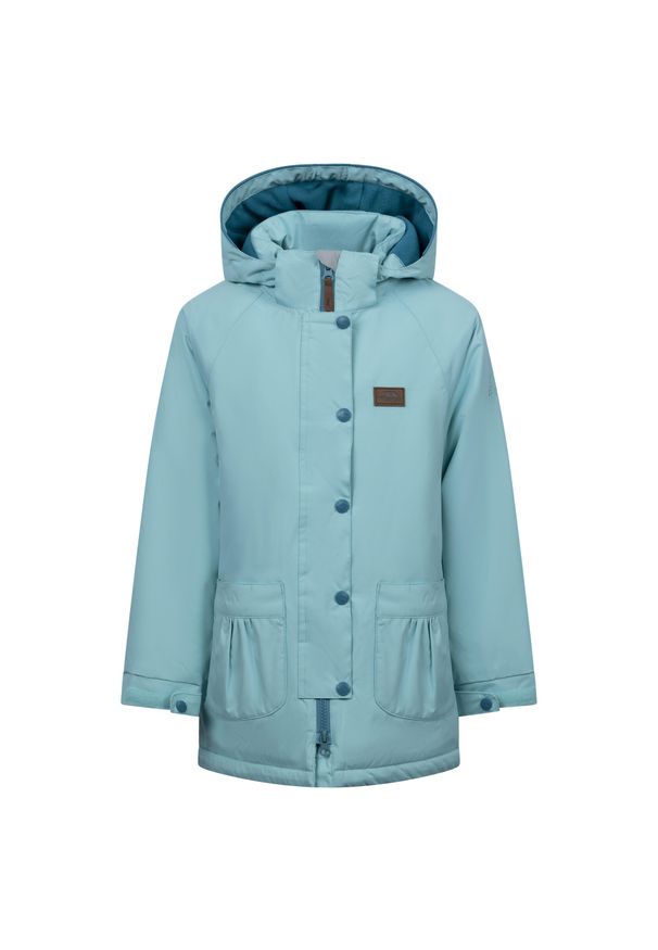 TRESPASS - Płaszcz Przeciwdeszczowy Dla Dziewczynek Roselettie. Kolor: niebieski. Sport: turystyka piesza