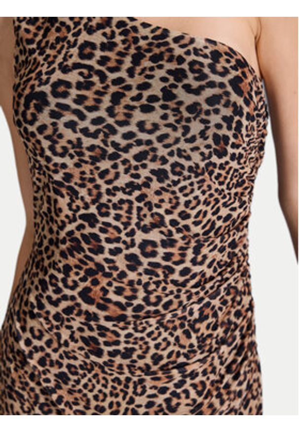 Swing Sukienka wieczorowa 5AI16600 Beżowy Slim Fit. Kolor: beżowy. Materiał: syntetyk. Styl: wizytowy