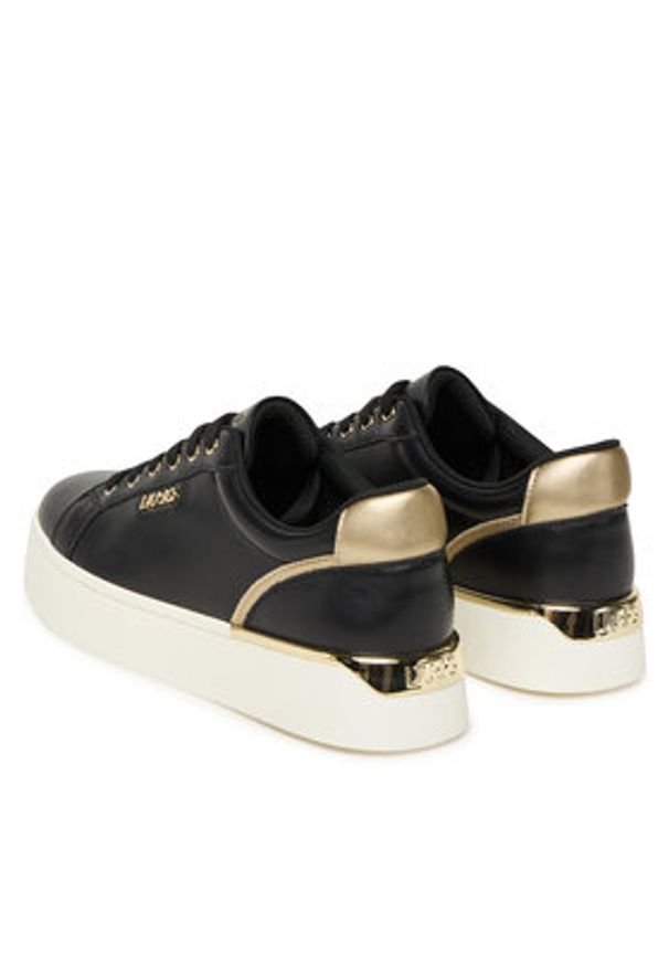 Liu Jo Sneakersy Pretty 06 BF5041 PX026 Czarny. Kolor: czarny. Materiał: skóra