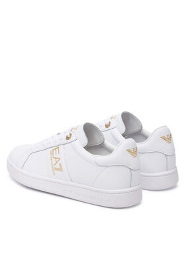 EA7 Emporio Armani Sneakersy 7X000332 AF10848 M0015 Biały. Kolor: biały. Materiał: skóra