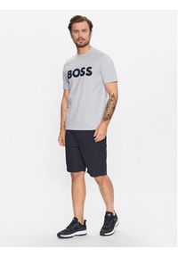 BOSS - Boss Szorty materiałowe 50488628 Granatowy Relaxed Fit. Kolor: niebieski. Materiał: bawełna