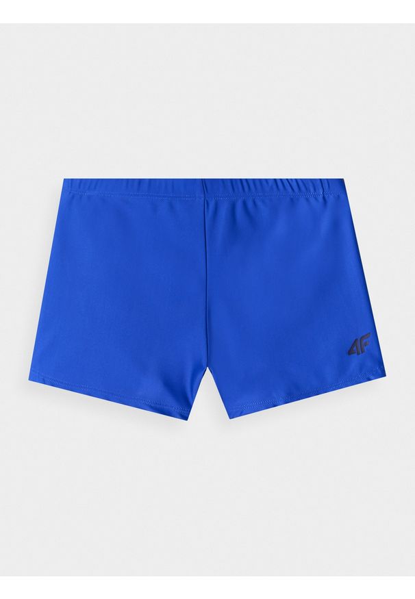 4f - 4F Kąpielówki chłopięce - niebieskie 146/152 (10-12 lat). Kolor: niebieski. Materiał: elastan, materiał, syntetyk, włókno. Wzór: jednolity